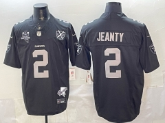 Las Vegas Raiders Retro 3rd Generation #2 Black NFL Jersey (Logo 1) - 0840