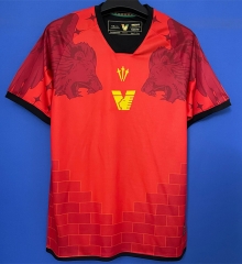 2025-2026 Venezia FC 4th Away Red Thailand Soccer Jersey AAA-6486