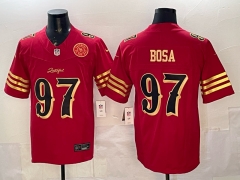 San Francisco 49ers 5th Generation #97 Red NFL Jersey-0840