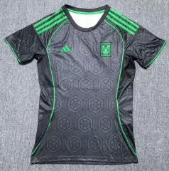 2025-2026 Tigres UANL 2nd Away Black Women Thailand Soccer Jersey AAA-912