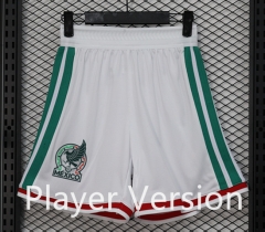 Player Version 2026-2027 Mexico Home White Thailand Soccer Shorts-888