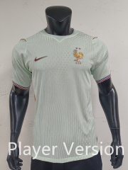 Player Version 2026-2027 France Away Light Green Thailand Soccer Jersey AAA-0871