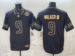Seattle Seahawks Retro #9 Black NFL Jersey(Logo1)-0840