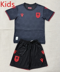 2026-2027 Albania 3rd Away Black Kids/Youth Soccer Uniform-AY