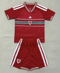2026-2027 Wales Home Red Soccer Uniform-AY