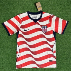 (S-4XL) 2026-2027 USA Home Red&White Thailand Soccer Jersey AAA-403