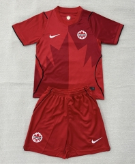 2026-2027 Canada Home Red Soccer Uniform-AY