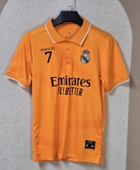 2025-2026 Real Madrid Yellow Thailand Thailand Polo -4728
