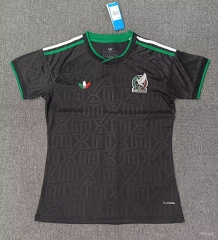 2026-2027 Mexico 2nd Away Black Women Thailand Soccer Jersey AAA