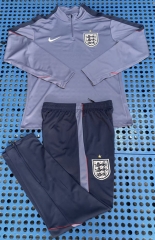 2026-2027 England Gray Thailand Soccer Tracksuit-411