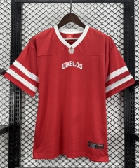 (S-4XL) 2026-2027 Loose Fit TolucaCD Red Thailand Soccer Jersey AAA-5982