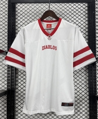 (S-4XL) 2026-2027 Loose Fit TolucaCD White Thailand Soccer Jersey AAA-5982