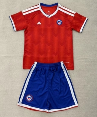 2026-2027 Chile Home Red Soccer Uniform-AY
