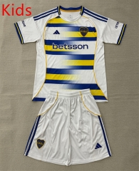 2026-2027 Boca Juniors 3rd Away White&Blue Kids/Youth Soccer Uniform-AY