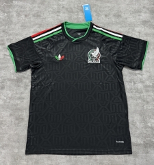 (S-4XL) 2026-2027 Mexico 2nd Away Black Thailand Soccer Jersey AAA-4506