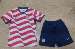 2026-2027 USA Home Red&White Soccer Unifrom-718