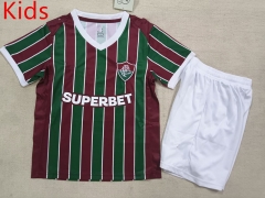 2026-2027 Fluminense de Feira Home Red&Green Kids/Youth Soccer Uniform-507