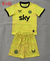 2026-2027 Ireland Goalkeeper Yellow Kids/Youth Soccer Uniform-AY
