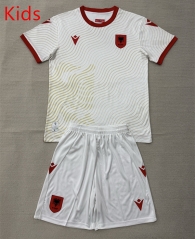 2026-2027 Albania Away White Kids/Youth Soccer Uniform-AY