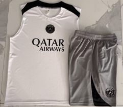 2026-2027 Jordan Paris SG White Thailand Soccer Vest Tracksuit -815