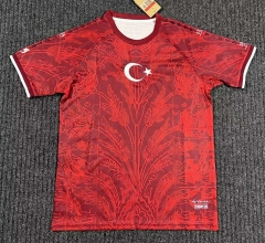 (S-4XL) 2026-2027 Legend Version Turkey Home Red Thailand Soccer Jersey AAA-7209