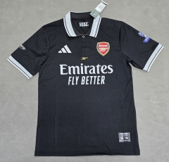 2026-2027 Arsenal Black Thailand Polo Shirt-4728