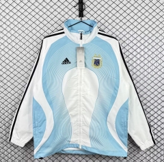 Retro Version 2006 Argentina Light Blue Thailand Trench Coats-3257