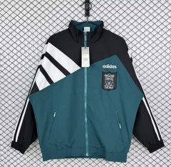 Retro Version 1995-1996 Liverpool Away Black&Green Thailand Soccer Coat-3257