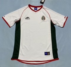 Retro Version 1998 Mexico White Thailand Soccer Jersey AAA-0664