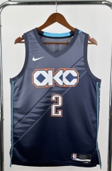2026 City Edition Oklahoma City Thunder Grey #2 NBA Jersey-311