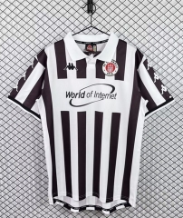 Retro Version 2000-2001 FC St. Pauli Home White&Coffee Thailand Soccer Jersey AAA-3257