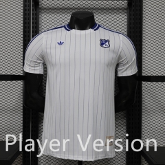 （S-4XL）Player Version 2026-2027 Casual Retro Version Millonarios Fútbol Club White Thailand Soccer Jersey-888