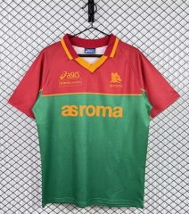 Retro Version 1995-1996 Roma Red&Green Thailand Soccer Jersey AAA-3257
