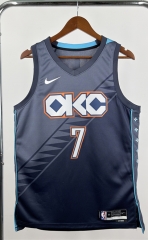 2026 City Version Oklahoma City Thunder Grey #7 NBA Jersey-311