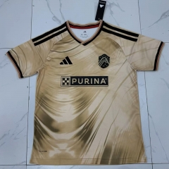 (S-4XL) 2026-2027 St. Louis City SC Home Yellow Thailand Soccer Jersey AAA-2483