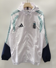 2026-2027 Argentina White Thailand Trench Coats With Hat-0255