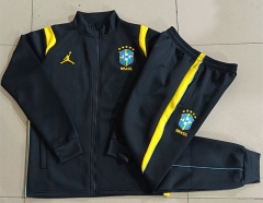 2026-2027 Brazil Black Thailand Soccer Jacket Uniform-815