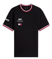 (S-5XL) 2026 Cadillac Black Formula One Racing Shirt