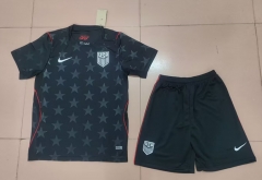 2026-2027 USA Away Black Soccer Unifrom-718