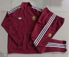 2026-2027 Spain Maroon Thailand Soccer Jacket Unifrom-815