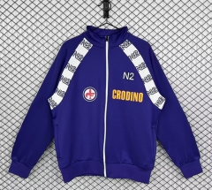 Retro Version 1986-1987 Fiorentina Home Purple Thailand Soccer Jacket -3257