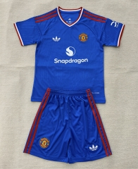 2026-2027 Concept Version Manchester United Blue Soccer Uniform-AY