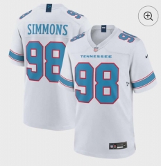 2026 Tennessee Titans White #98 NFL Jersey 2026 Tennessee Titans White #98 NFL Jersey