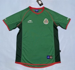 Retro Version 1998 Mexico Green Thailand Soccer Jersey AAA-0664
