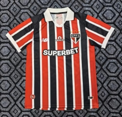 (S-4XL) 2026-2027 Sao Paulo Futebol Clube Away Red&Black Thailand Soccer Jersey AAA-2483