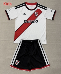 2026-2027 River Plate Home White Kids/Youth Soccer Uniform-AY