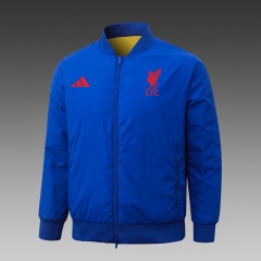 2026-2027 Liverpool Colour Blue Double-Sided Cotton Coats-815