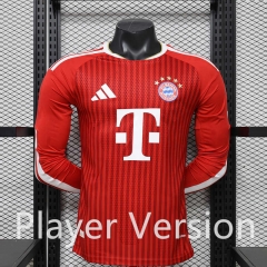 (S-3XL) Player Version 2026-2027 Bayern München Home Red LS Thailand Soccer Jersey AAA-888 (S-3XL) Player Version 2026-2027 Bayern München Home Red LS Thailand Soccer Jersey AAA-888