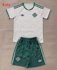 2026-2027 Northern Ireland Away White Kids/Youth Soccer Uniform-AY