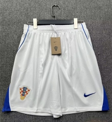 2026-2027 Croatia Home White Thailand Soccer Shorts